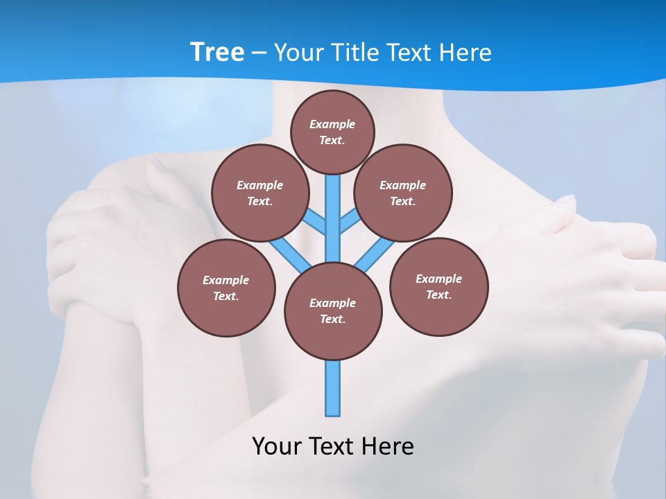 White Beauty Water PowerPoint Template