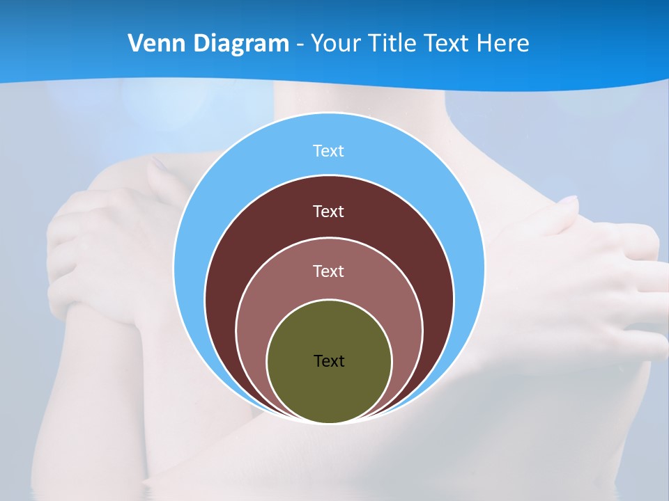 White Beauty Water PowerPoint Template