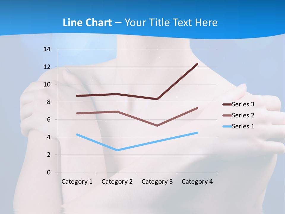 White Beauty Water PowerPoint Template