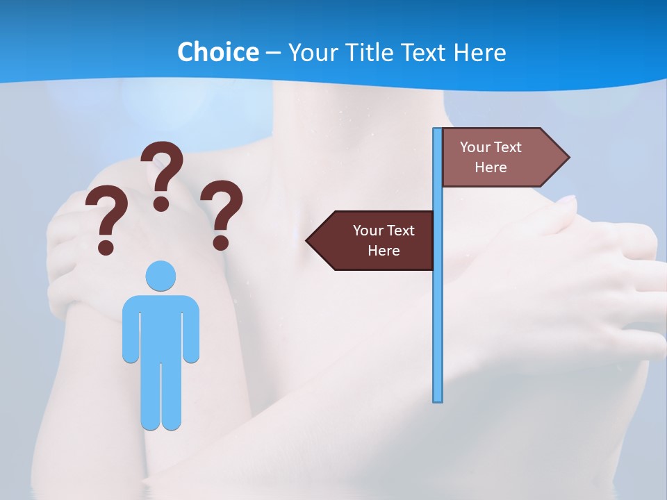 White Beauty Water PowerPoint Template