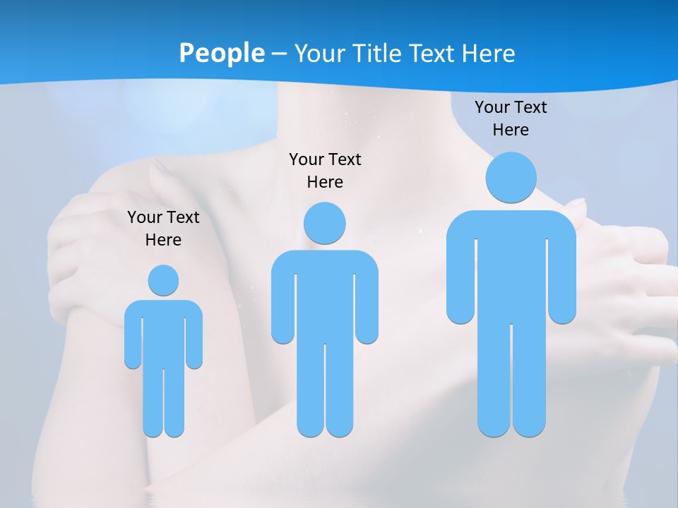 White Beauty Water PowerPoint Template