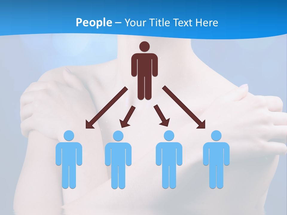 White Beauty Water PowerPoint Template