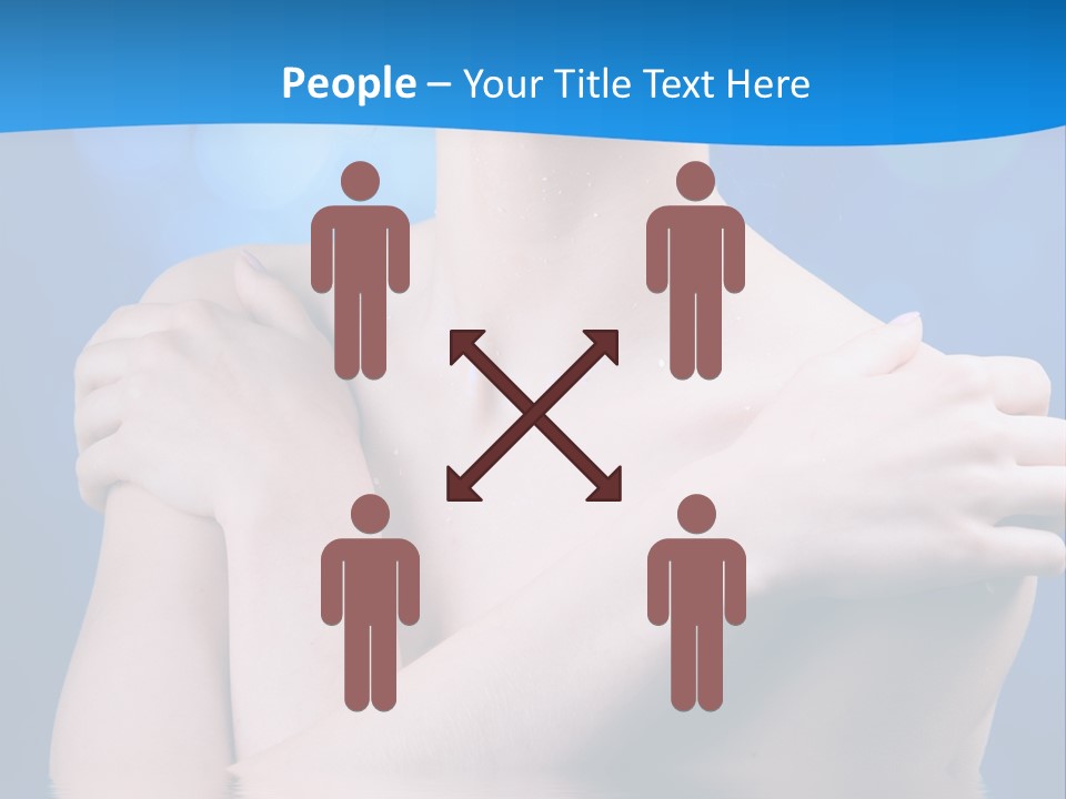 White Beauty Water PowerPoint Template