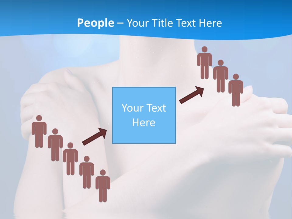 White Beauty Water PowerPoint Template