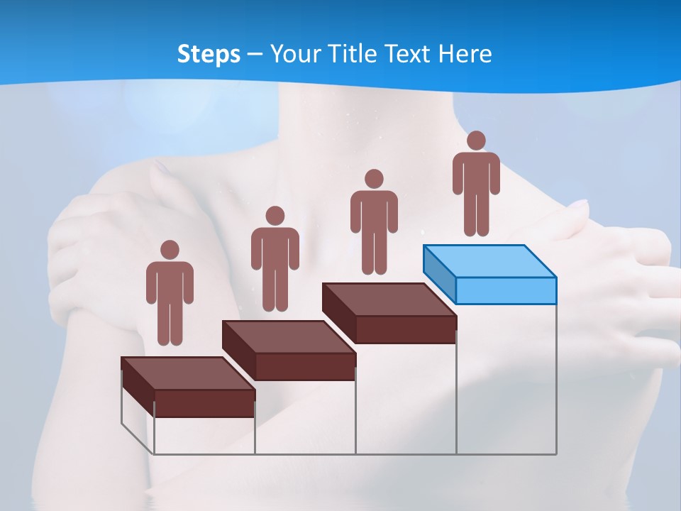 White Beauty Water PowerPoint Template