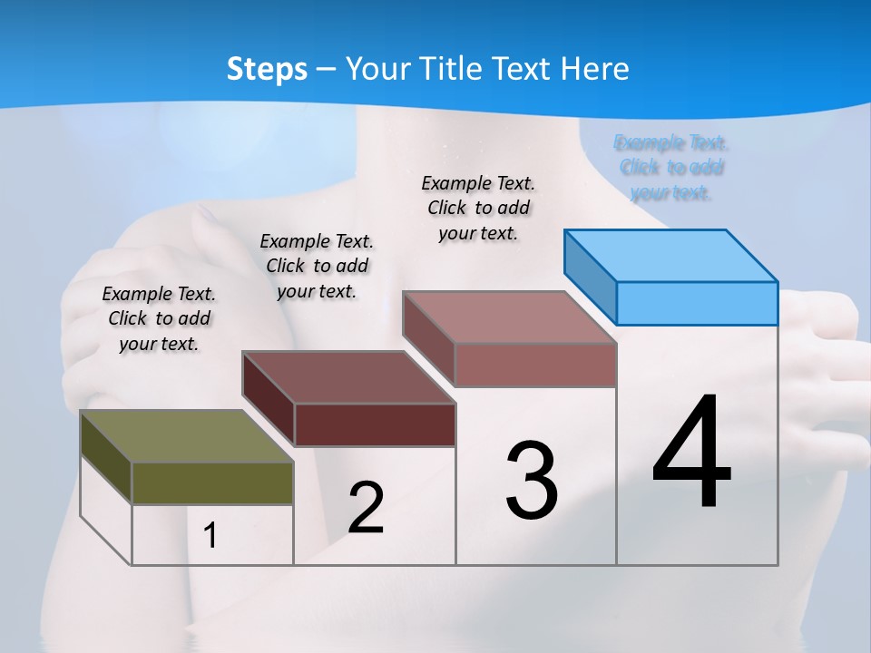 White Beauty Water PowerPoint Template