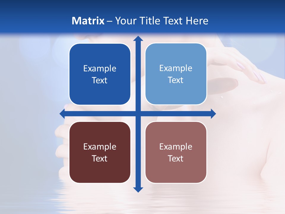 Face Look Snowflake PowerPoint Template