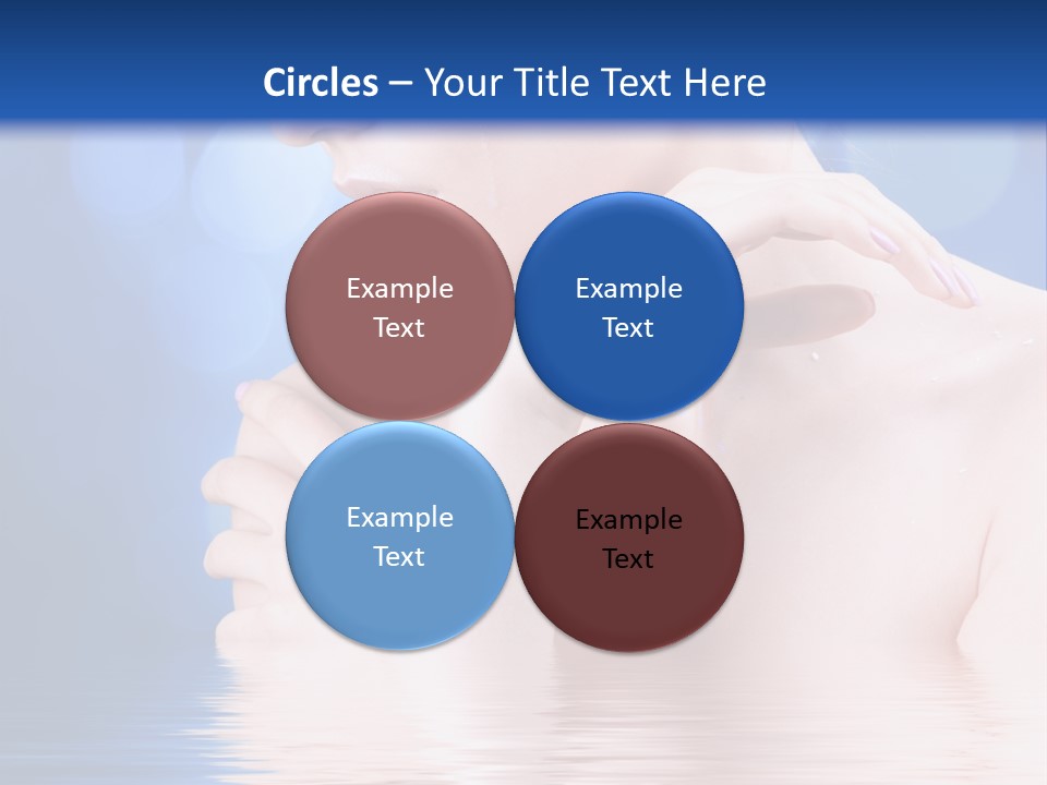 Face Look Snowflake PowerPoint Template