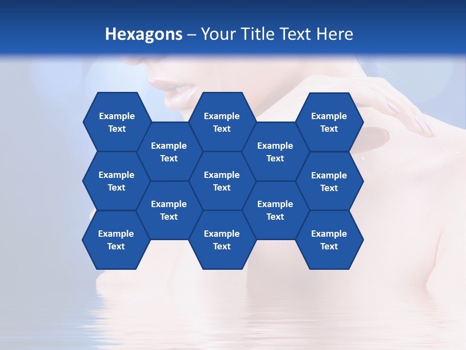 Face Look Snowflake PowerPoint Template