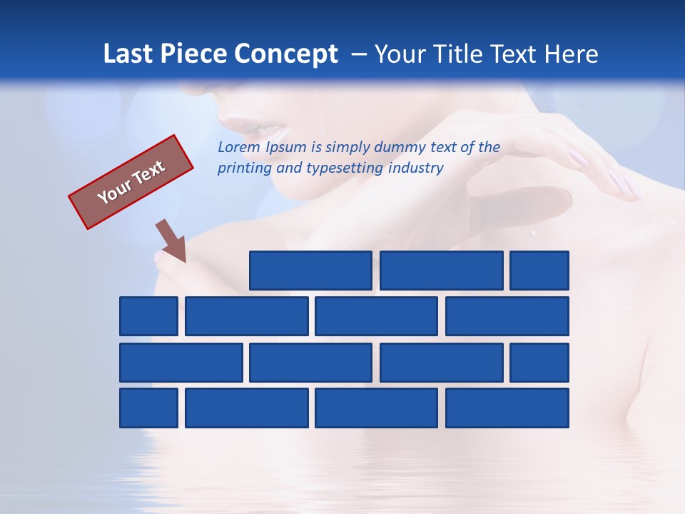 Face Look Snowflake PowerPoint Template