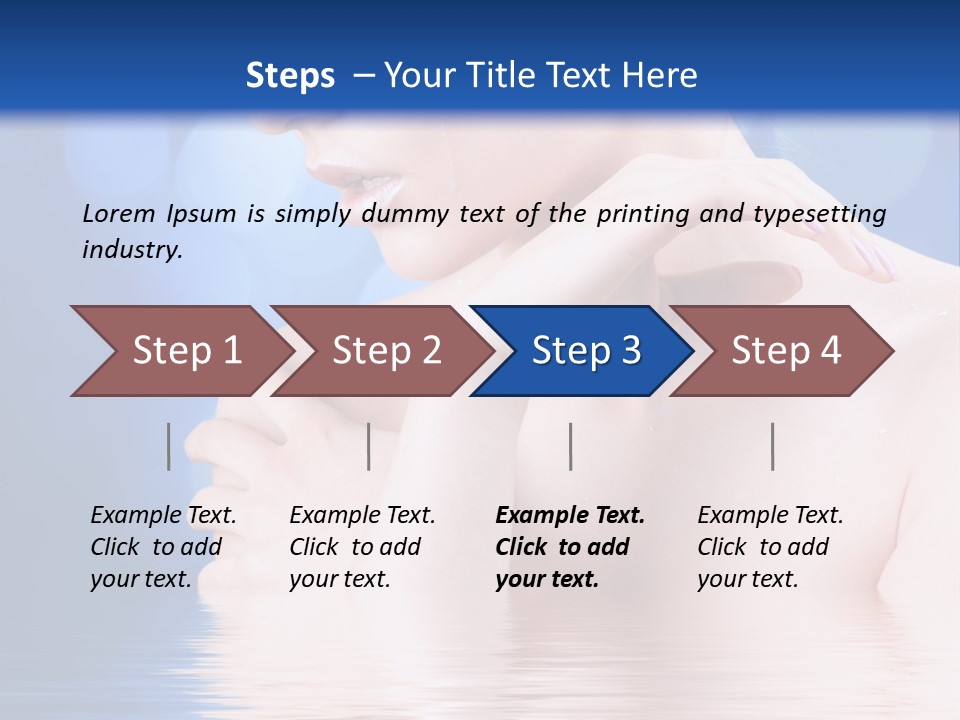 Face Look Snowflake PowerPoint Template