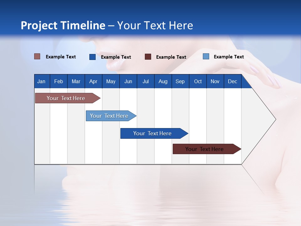 Face Look Snowflake PowerPoint Template