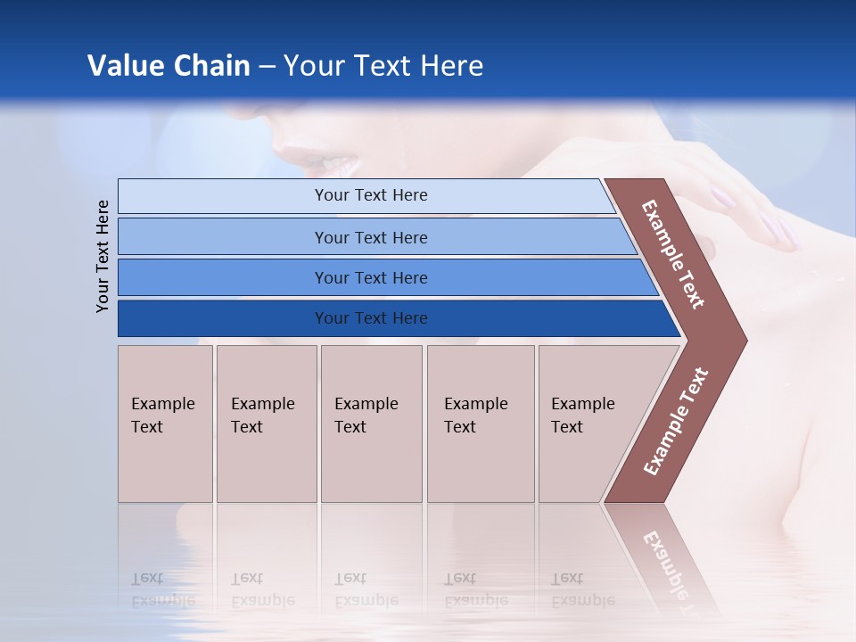 Face Look Snowflake PowerPoint Template
