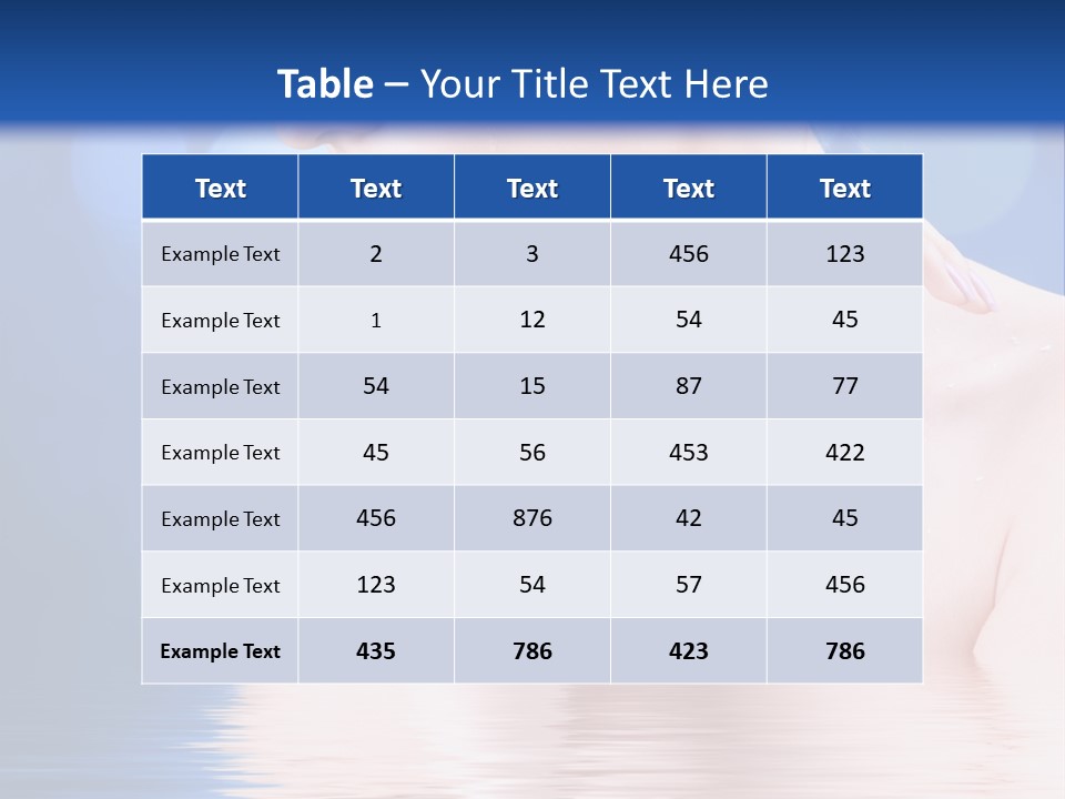 Face Look Snowflake PowerPoint Template