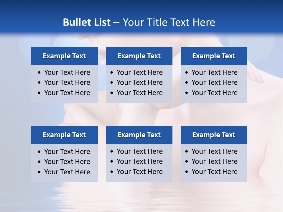 Face Look Snowflake PowerPoint Template