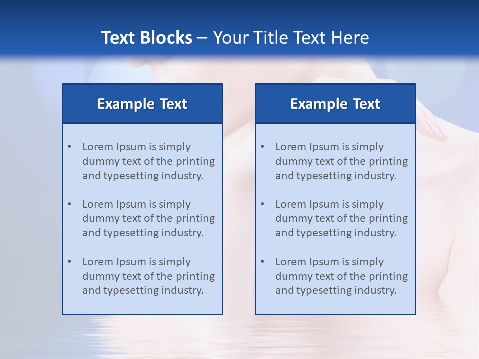 Face Look Snowflake PowerPoint Template
