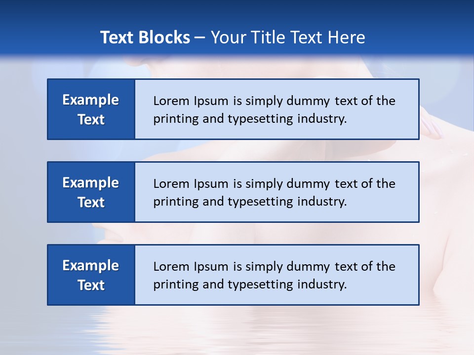 Face Look Snowflake PowerPoint Template