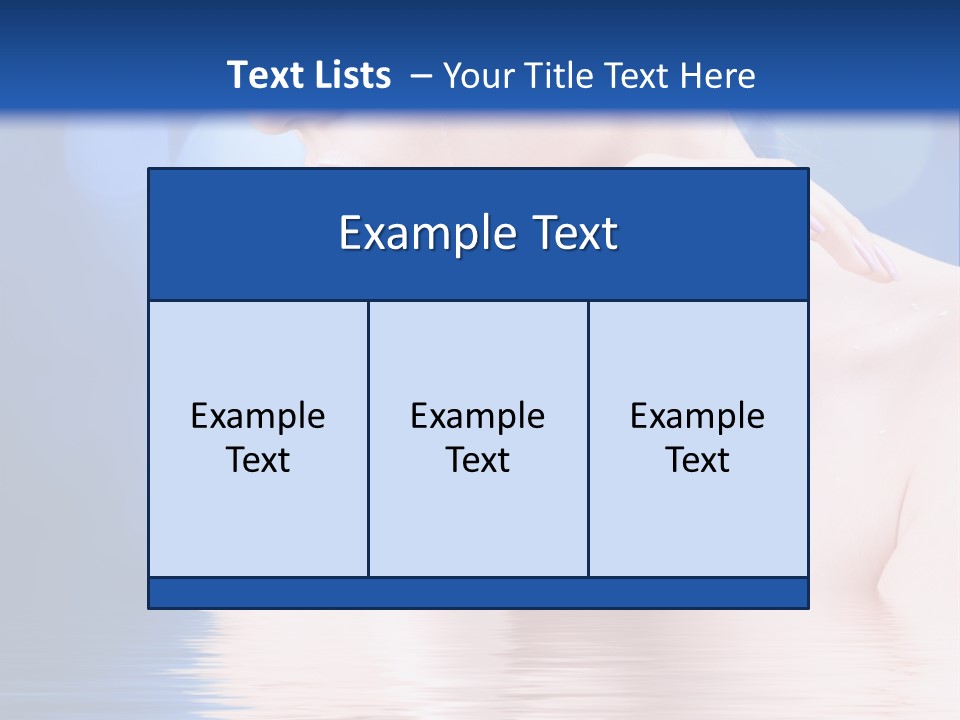 Face Look Snowflake PowerPoint Template
