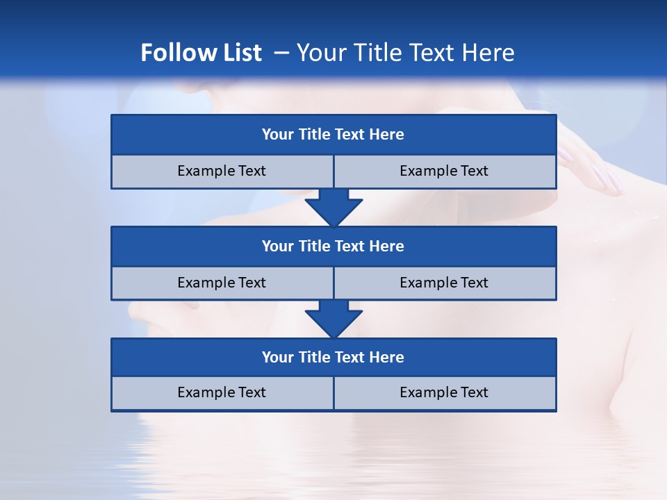 Face Look Snowflake PowerPoint Template