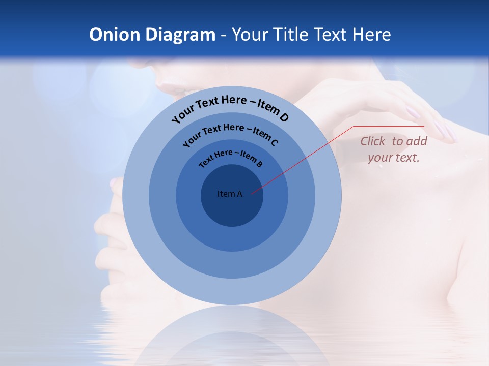 Face Look Snowflake PowerPoint Template