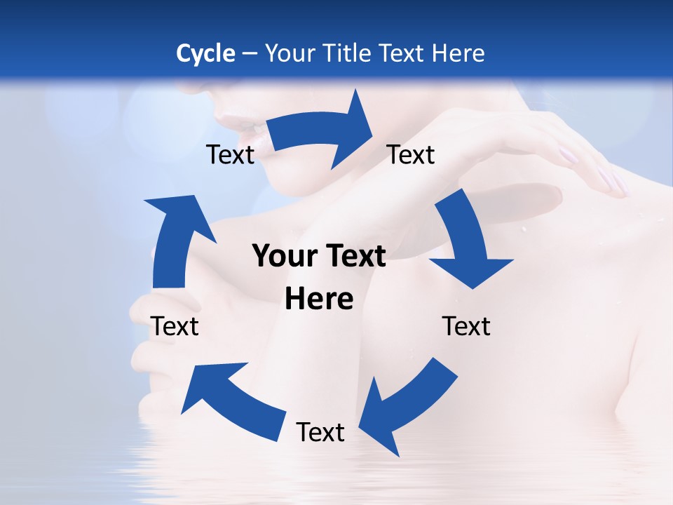 Face Look Snowflake PowerPoint Template
