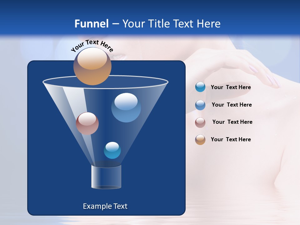 Face Look Snowflake PowerPoint Template