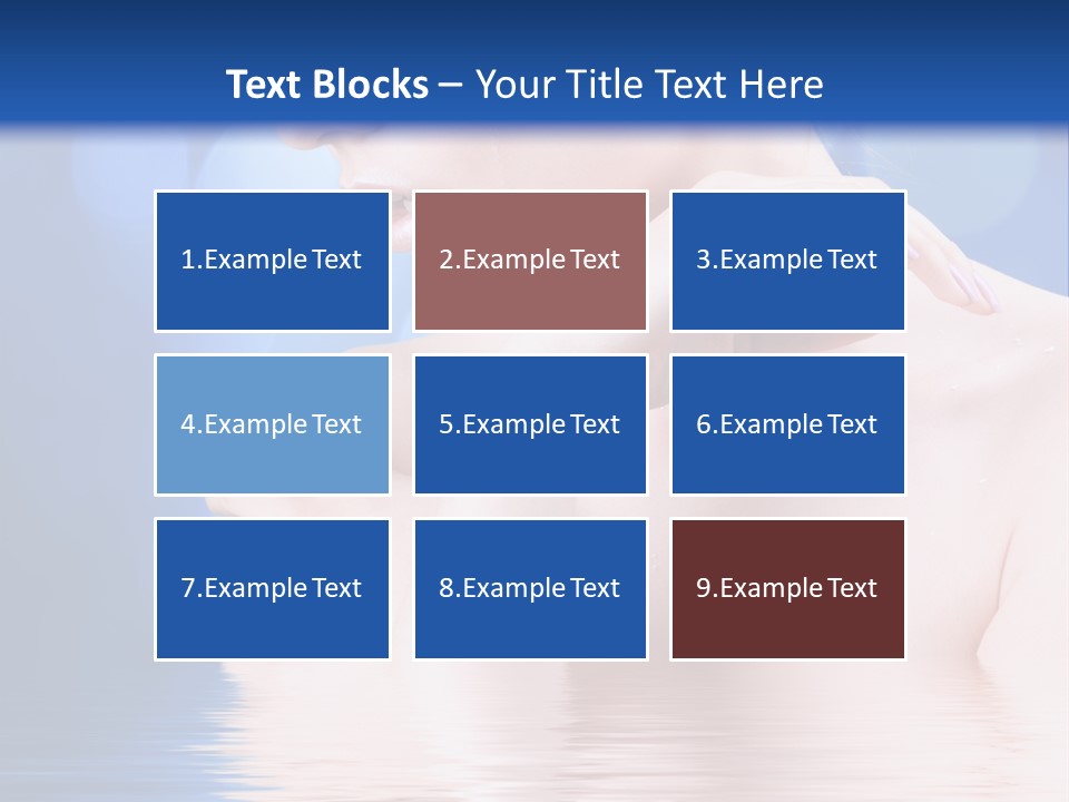 Face Look Snowflake PowerPoint Template