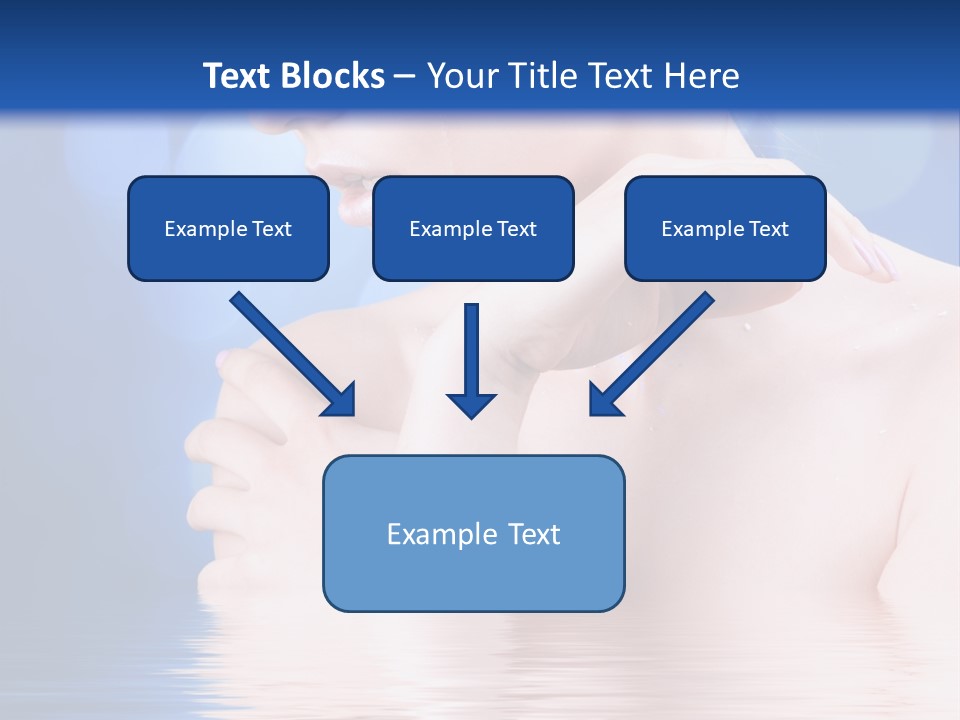 Face Look Snowflake PowerPoint Template