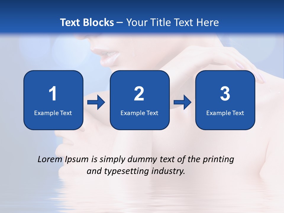 Face Look Snowflake PowerPoint Template
