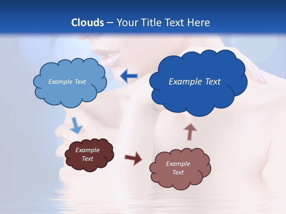 Face Look Snowflake PowerPoint Template