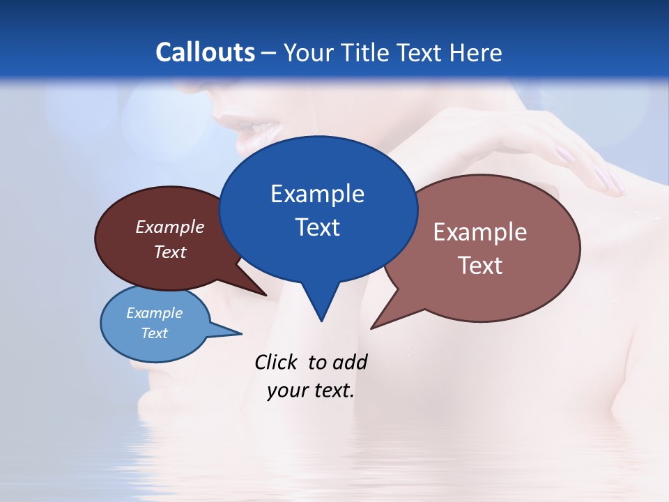 Face Look Snowflake PowerPoint Template