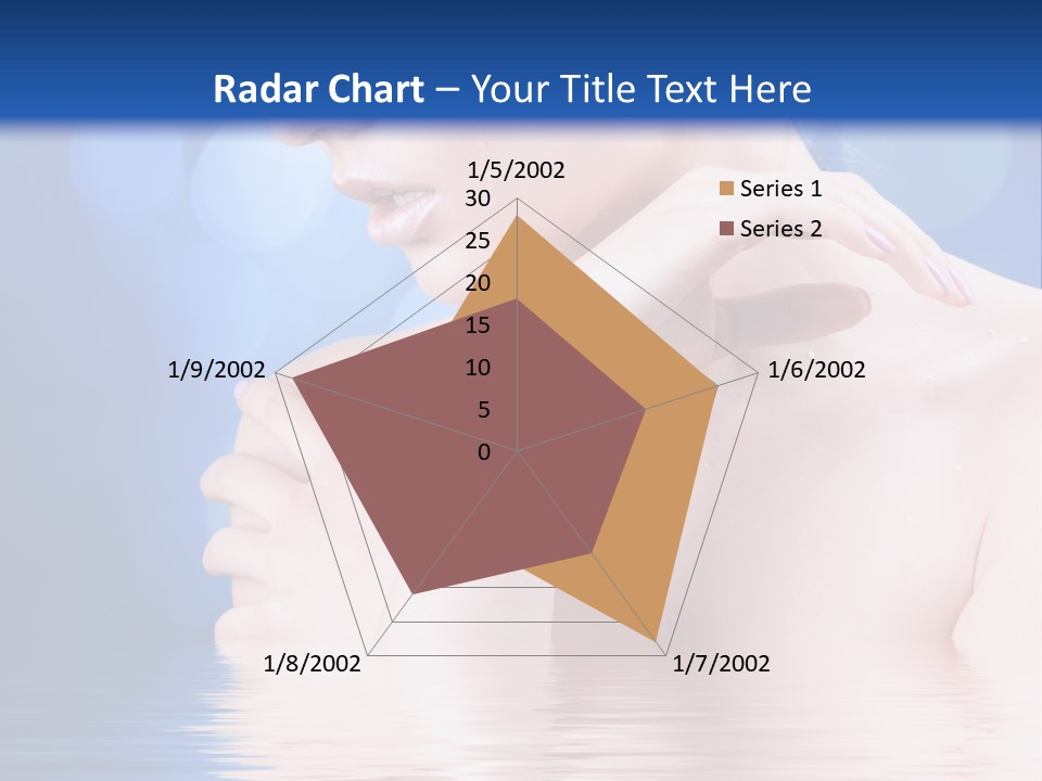 Face Look Snowflake PowerPoint Template