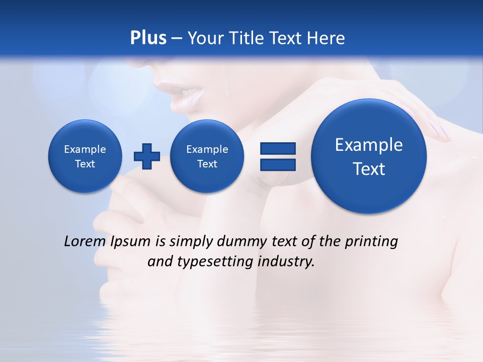 Face Look Snowflake PowerPoint Template