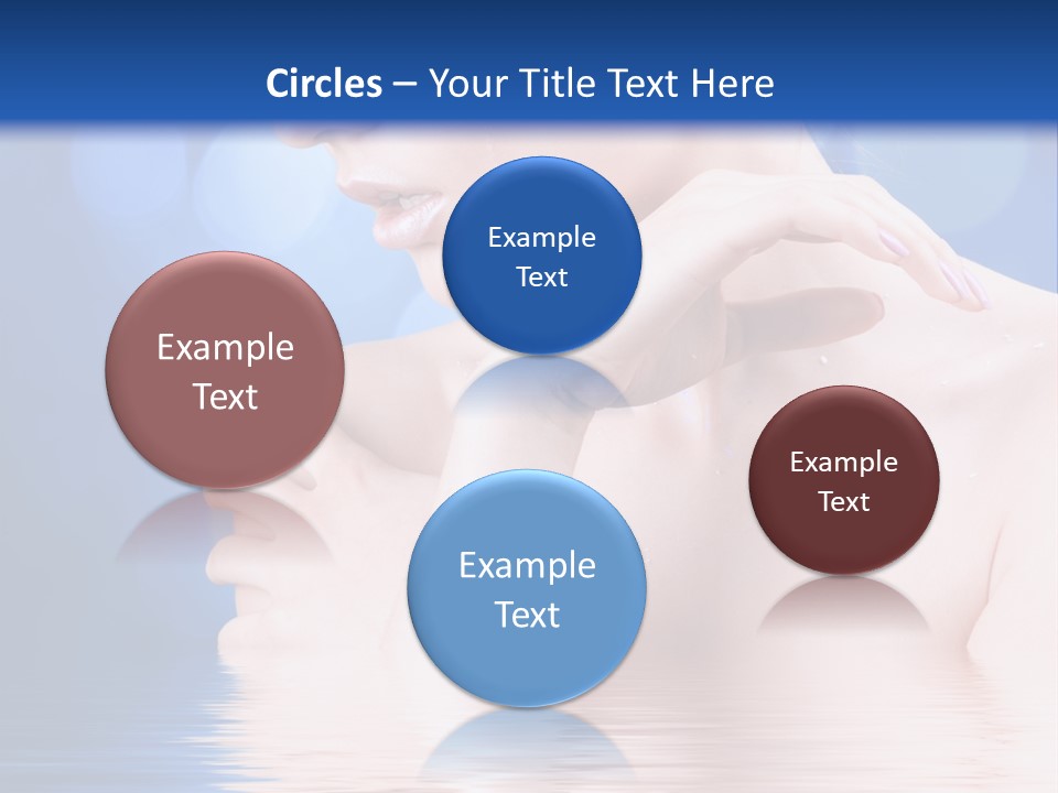 Face Look Snowflake PowerPoint Template