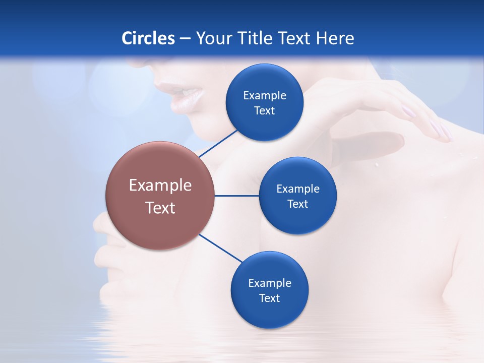 Face Look Snowflake PowerPoint Template