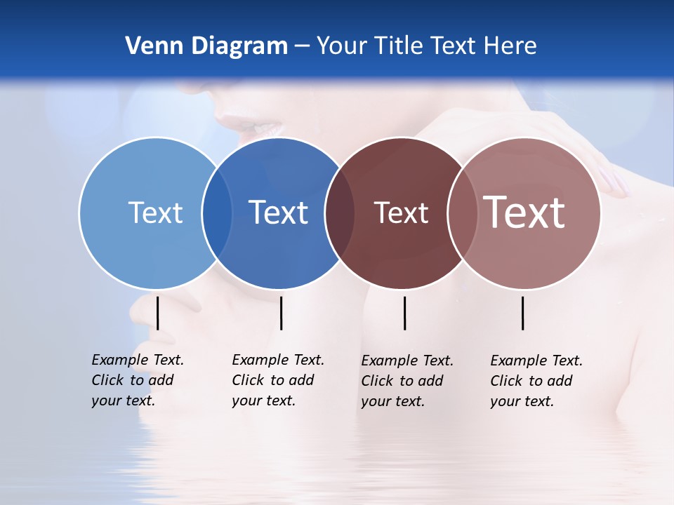Face Look Snowflake PowerPoint Template
