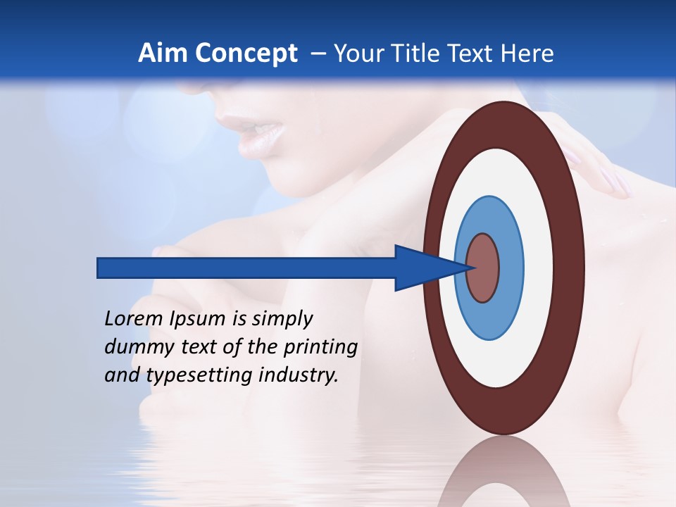 Face Look Snowflake PowerPoint Template