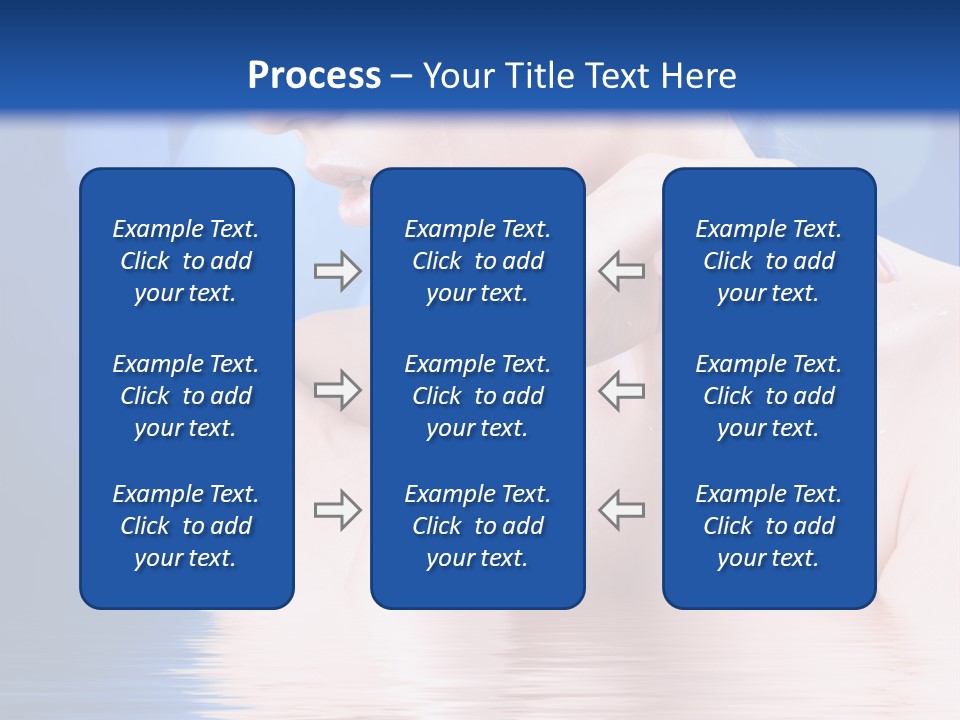Face Look Snowflake PowerPoint Template