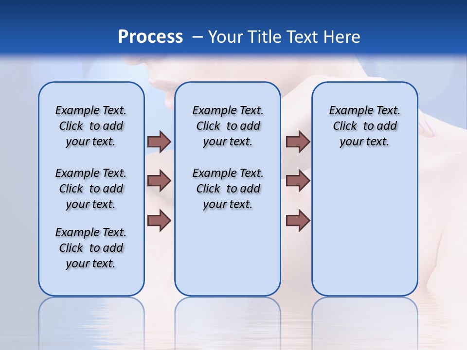 Face Look Snowflake PowerPoint Template