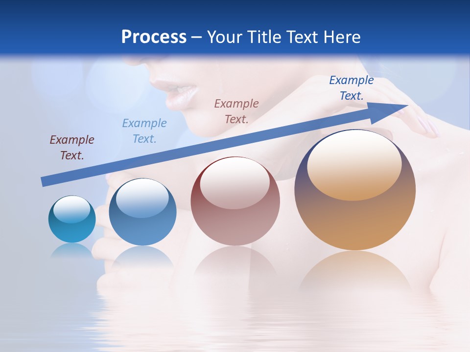 Face Look Snowflake PowerPoint Template