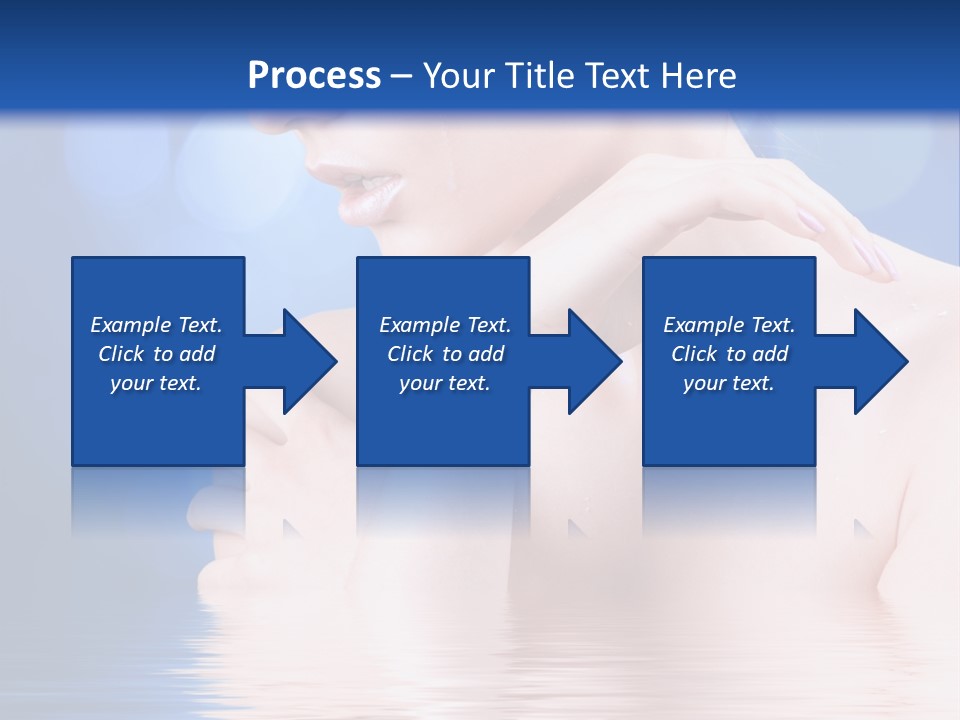 Face Look Snowflake PowerPoint Template