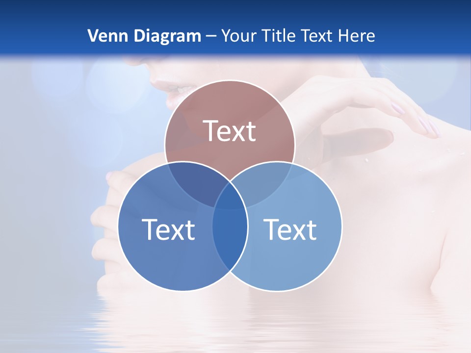 Face Look Snowflake PowerPoint Template