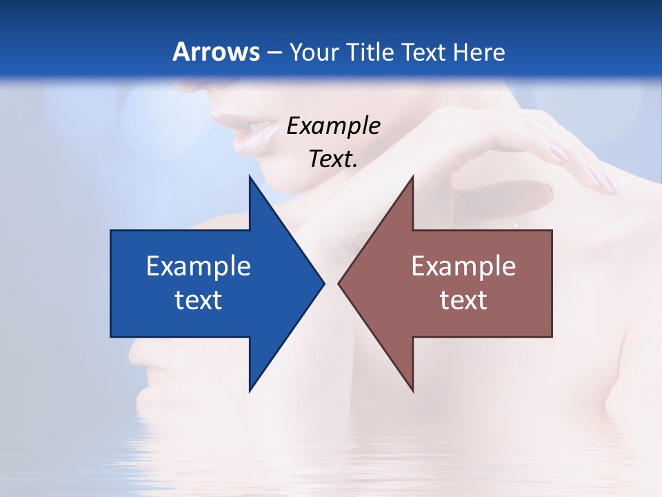 Face Look Snowflake PowerPoint Template