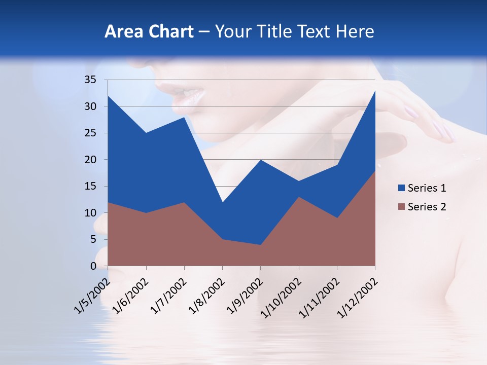 Face Look Snowflake PowerPoint Template