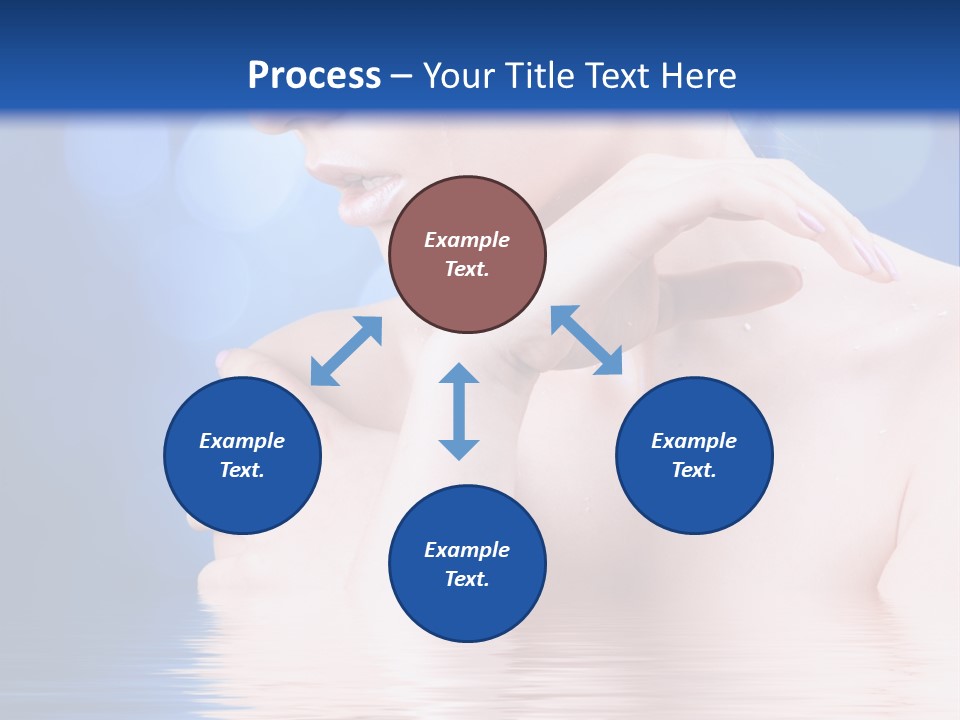Face Look Snowflake PowerPoint Template