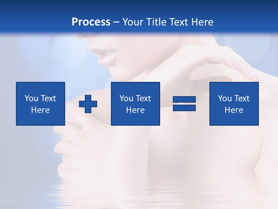 Face Look Snowflake PowerPoint Template