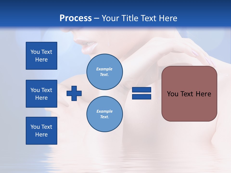 Face Look Snowflake PowerPoint Template