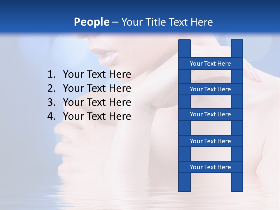 Face Look Snowflake PowerPoint Template