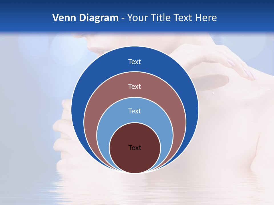 Face Look Snowflake PowerPoint Template