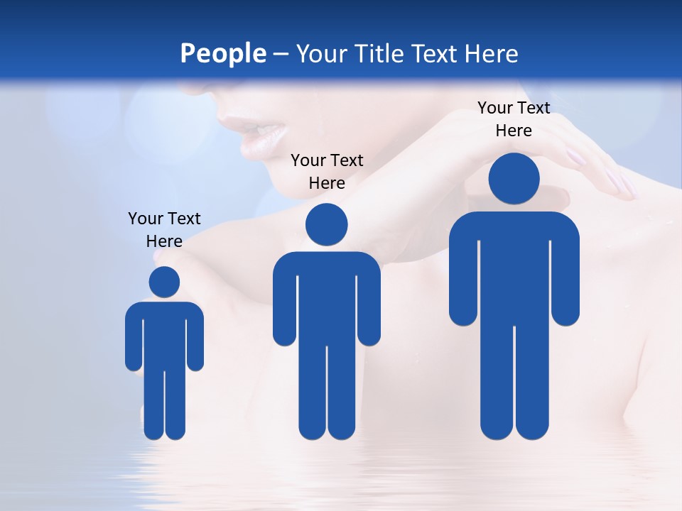 Face Look Snowflake PowerPoint Template